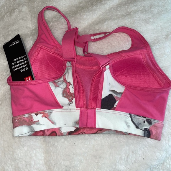 Pink under Armour sports bra!! - Picture 2 of 3